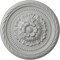 Ekena Millwork Palmetto Ceiling Medallion, Hand-Painted Frost, 11 1/2"OD x 1"P CM11PAFRF - alternate 1